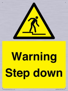 Warning Step down